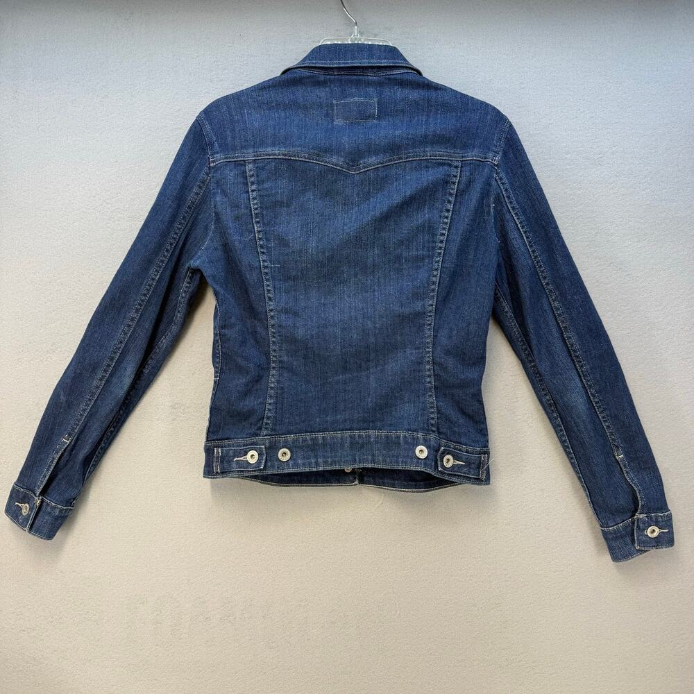 Levi's Denim Jacket Women's S Blue Stretch Trucker Jacket Summer Jacket - Picture 2 of 13